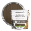 GoodHome Outdoor Dark Oak Satin Quick Dry Wood Stain, 2.5L -Rust-Oleum Shop goodhome outdoor dark oak satin quick dry wood stain 2 5l5059340297460 21c
