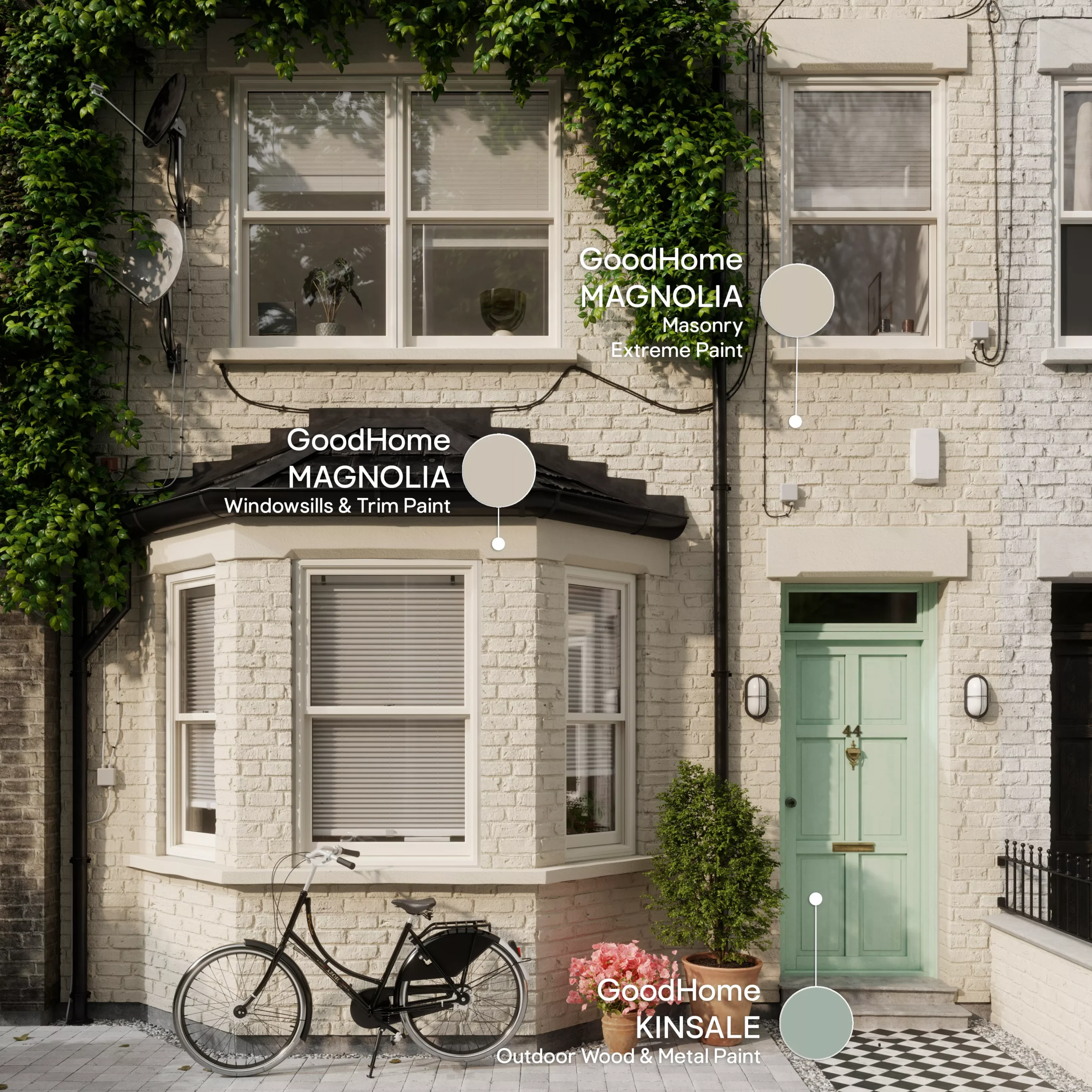 GoodHome Outdoor Kinsale Satinwood Multi-surface Paint, 2.5L 7 GoodHome Outdoor Kinsale Satinwood Multi-surface Paint, 2.5L - Image 5