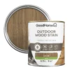 GoodHome Outdoor Mid Oak Satin Quick Dry Wood Stain, 750ml