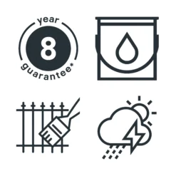 GoodHome Outdoor White Gloss Exterior Metal Paint, 2.5L Tin -Rust-Oleum Shop goodhome outdoor white gloss exterior metal paint 2 5l tin5059340296081 03t