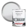 GoodHome Outdoor White Gloss Exterior Metal Paint, 750ml Tin -Rust-Oleum Shop goodhome outdoor white gloss exterior metal paint 750ml tin5059340296036 21c