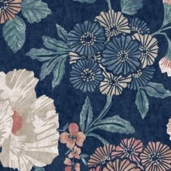 GoodHome Padworth Navy Woven Effect Textured Wallpaper -Rust-Oleum Shop goodhome padworth navy woven effect textured wallpaper5059340831794 37c