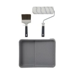 GoodHome Polyamide Long Pile Decorating Set, 4 Pieces -Rust-Oleum Shop goodhome polyamide long pile decorating set 4 pieces5059340016672 07c