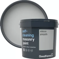 GoodHome Self-cleaning Oklahoma Smooth Matt Masonry Paint, 5L -Rust-Oleum Shop goodhome self cleaning oklahoma smooth matt masonry paint 5l3663602521327 37c
