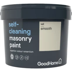 GoodHome Self-cleaning Vail Smooth Matt Masonry Paint, 10L -Rust-Oleum Shop goodhome self cleaning vail smooth matt masonry paint 10l3663602522027 08c bq