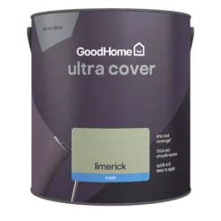 GoodHome Ultra Cover Limerick Matt Emulsion Paint, 2.5L -Rust-Oleum Shop goodhome ultra cover limerick matt emulsion paint 2 5l5059340273648 02c