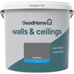 GoodHome Walls & Ceilings Hamilton Matt Emulsion Paint, 5L -Rust-Oleum Shop goodhome walls ceilings hamilton matt emulsion paint 5l3663602597285 02c