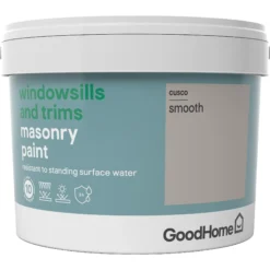 GoodHome Windowsills & Trims Cusco Smooth Matt Masonry Paint, 2.5L -Rust-Oleum Shop goodhome windowsills trims cusco smooth matt masonry paint 2 5l3663602520757 08c bq