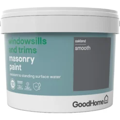 GoodHome Windowsills & Trims Oakland Smooth Matt Masonry Paint, 2.5L -Rust-Oleum Shop goodhome windowsills trims oakland smooth matt masonry paint 2 5l3663602520573 08c bq