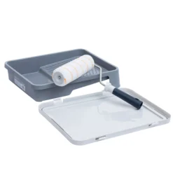 GoodHome Woven Polyester Medium Pile Roller Set, 4 Pieces -Rust-Oleum Shop goodhome woven polyester medium pile roller set 4 pieces5059340016696 07c