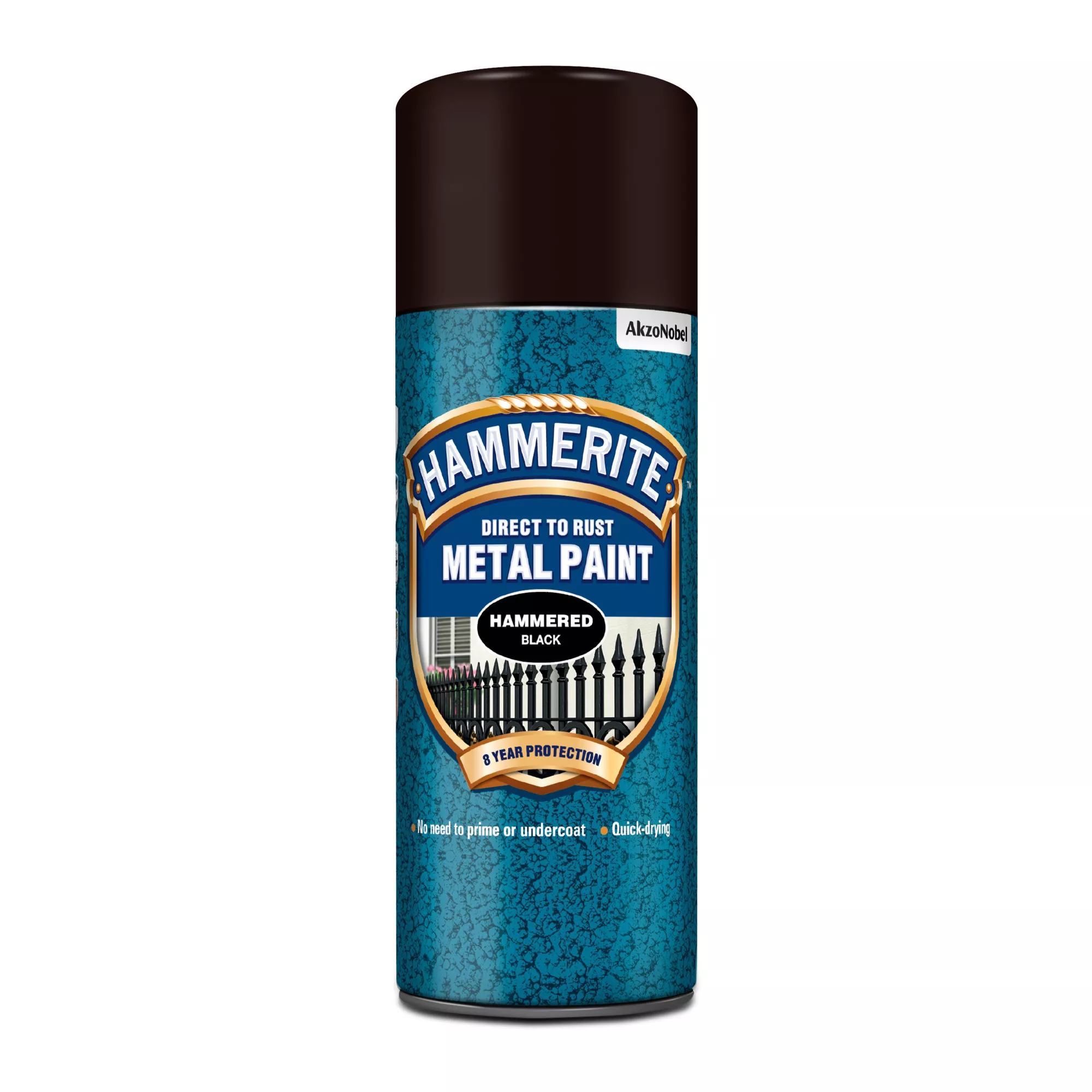 Hammerite Black Hammered Effect Spray Paint, 400ml 3 Hammerite Black Hammered Effect Spray Paint, 400ml