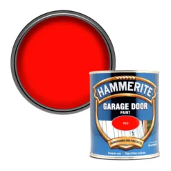Hammerite Gloss Red High Sheen Garage Door Paint, 750ml