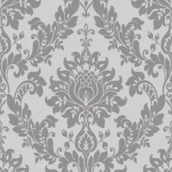Holden Décor Opus Clara Charcoal Glitter Effect Damask Embossed Wallpaper -Rust-Oleum Shop holden decor opus clara charcoal glitter effect damask embossed wallpaper5022976353916 37c bq