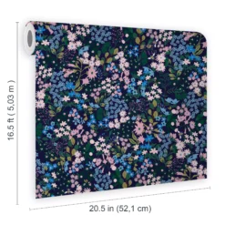 Joules Gilmorton Blue Ditsy Garden Floral Smooth Wallpaper -Rust-Oleum Shop joules gilmorton blue ditsy garden floral smooth wallpaper5011583526905 02t bq