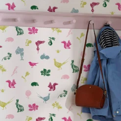 Joules Multicolour Etched Woodland Smooth Wallpaper -Rust-Oleum Shop joules multicolour etched woodland smooth wallpaper5011583526394 21i bq