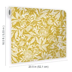 Joules Yellow Ditsy Floral Smooth Wallpaper -Rust-Oleum Shop joules yellow ditsy floral smooth wallpaper5011583526066 02t bq