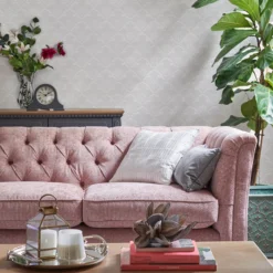 Laura Ashley Coralie Sugared Grey Motif Smooth Wallpaper -Rust-Oleum Shop laura ashley coralie sugared grey motif smooth wallpaper5011583524086 21i bq