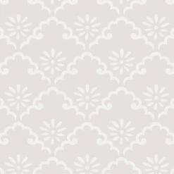 Laura Ashley Coralie Sugared Grey Motif Smooth Wallpaper -Rust-Oleum Shop laura ashley coralie sugared grey motif smooth wallpaper5011583524086 37c bq