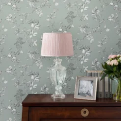 Laura Ashley Elderwood Duck Egg Floral Smooth Wallpaper 12 Laura Ashley Elderwood Duck Egg Floral Smooth Wallpaper -Rust-Oleum Shop laura ashley elderwood duck egg floral smooth wallpaper5011583466799 21i bq