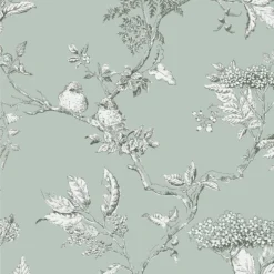 Laura Ashley Elderwood Duck Egg Floral Smooth Wallpaper 10 Laura Ashley Elderwood Duck Egg Floral Smooth Wallpaper -Rust-Oleum Shop laura ashley elderwood duck egg floral smooth wallpaper5011583466799 37c bq