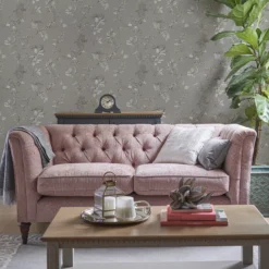 Laura Ashley Elderwood Steel Floral Smooth Wallpaper -Rust-Oleum Shop laura ashley elderwood steel floral smooth wallpaper5011583466850 21i bq