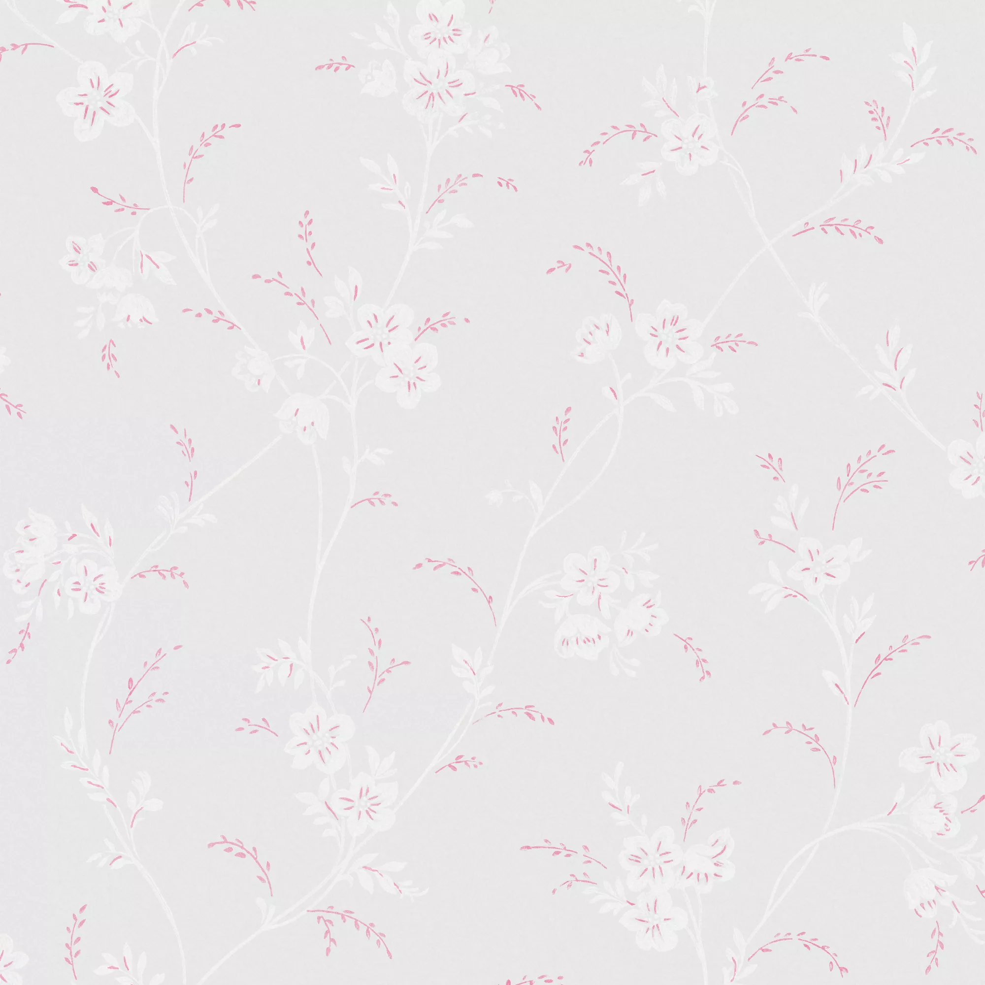 Laura Ashley Eva Sugared Grey Floral Smooth Wallpaper 4 Laura Ashley Eva Sugared Grey Floral Smooth Wallpaper - Image 2