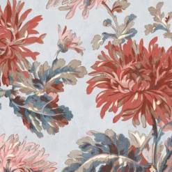 Laura Ashley Maryam Crimson Floral Smooth Wallpaper -Rust-Oleum Shop laura ashley maryam crimson floral smooth wallpaper5011583486926 37c bq