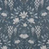 Laura Ashley Parterre Dark Seaspray Damask Smooth Wallpaper -Rust-Oleum Shop laura ashley parterre dark seaspray damask smooth wallpaper5011583468564 02c bq