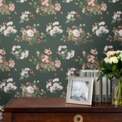 Laura Ashley Rosemore Fern Floral Smooth Wallpaper -Rust-Oleum Shop laura ashley rosemore fern floral smooth wallpaper5011583486445 21i bq