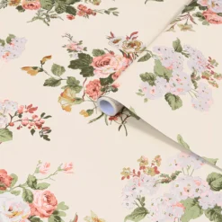 Laura Ashley Rosemore Pale Sable Floral Smooth Wallpaper -Rust-Oleum Shop laura ashley rosemore pale sable floral smooth wallpaper5011583486476 36c bq