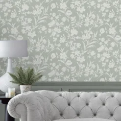 Laura Ashley Rye Sage Floral Smooth Wallpaper 14 Laura Ashley Rye Sage Floral Smooth Wallpaper -Rust-Oleum Shop laura ashley rye sage floral smooth wallpaper5011583546149 21i bq