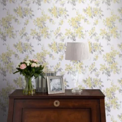 Laura Ashley Sunshine Apple Blossom Smooth Wallpaper -Rust-Oleum Shop laura ashley sunshine apple blossom smooth wallpaper5011583467420 21i bq