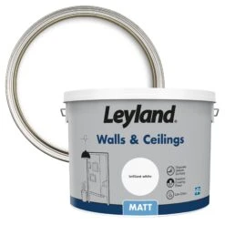 Leyland Pure Brilliant White Matt Emulsion Paint, 10L -Rust-Oleum Shop leyland pure brilliant white matt emulsion paint 10l5010426782546 21c bq
