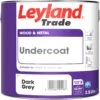 Leyland Trade Dark Grey Metal & Wood Primer & Undercoat, 2.5L -Rust-Oleum Shop leyland trade dark grey metal wood primer undercoat 2 5l5010426773124 02c bq