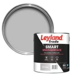 Leyland Trade Smart Dark Grey Mid Sheen Multi-surface Paint, 2.5L -Rust-Oleum Shop leyland trade smart dark grey mid sheen multi surface paint 2 5l5010426814667 21c bq