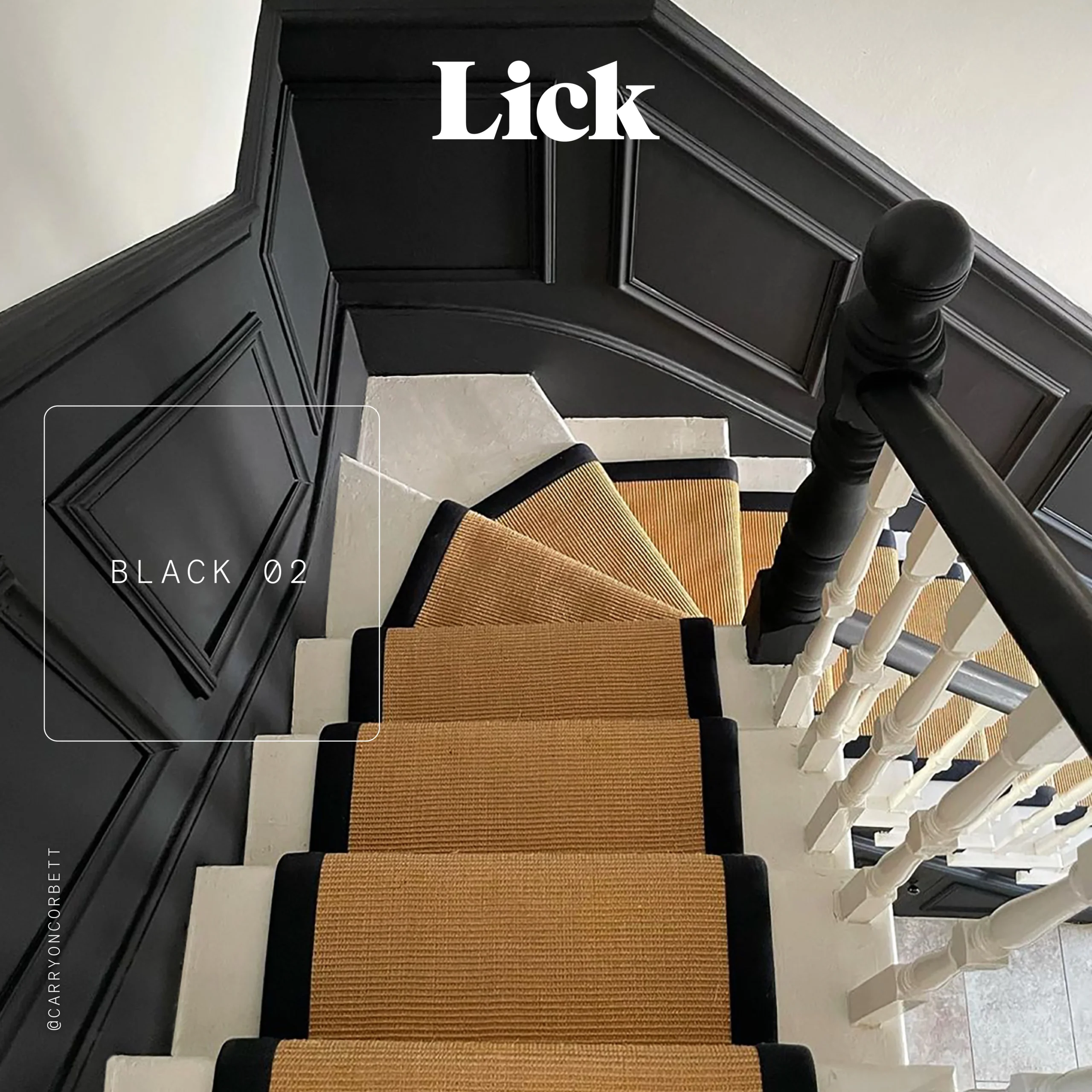 Lick Black 02 Eggshell Emulsion Paint, 2.5L 7 Lick Black 02 Eggshell Emulsion Paint, 2.5L - Image 5