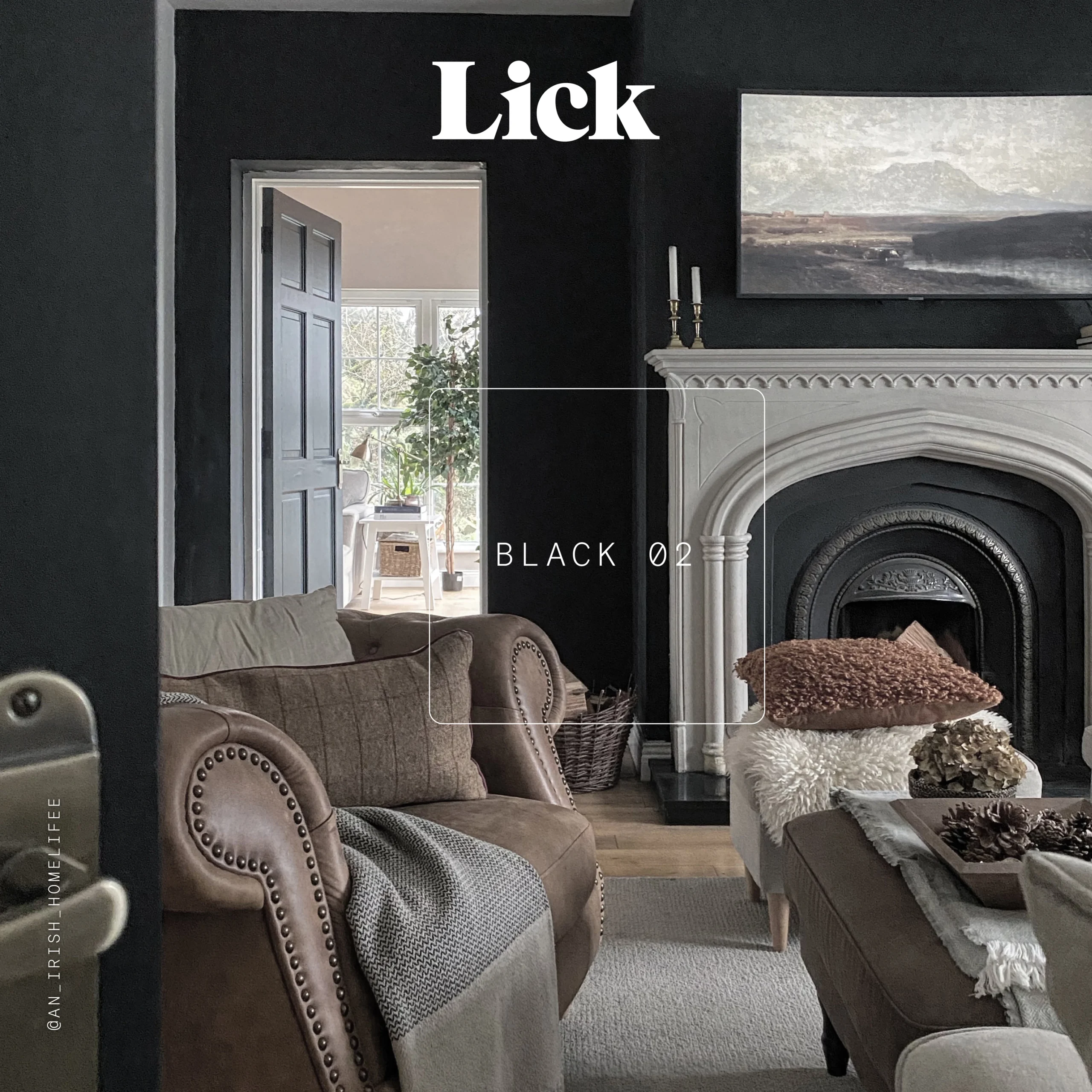 Lick Black 02 Eggshell Emulsion Paint, 2.5L 9 Lick Black 02 Eggshell Emulsion Paint, 2.5L - Image 7