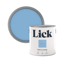 Lick Blue 10 Matt Emulsion Paint, 2.5L