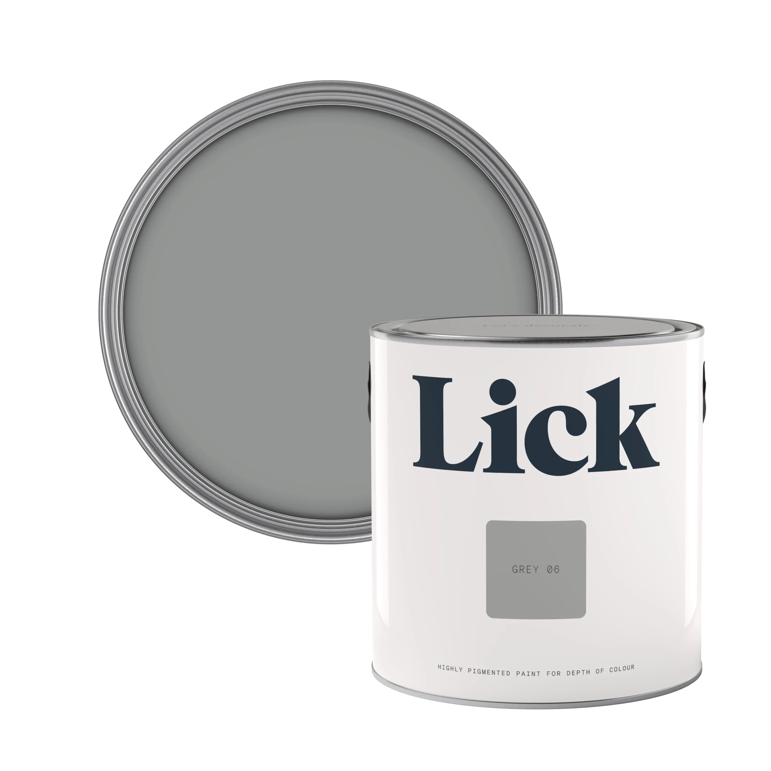Lick Grey 06 Matt Emulsion Paint, 2.5L 3 Lick Grey 06 Matt Emulsion Paint, 2.5L