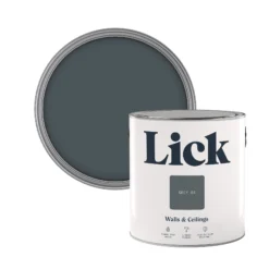 Lick Grey 08 Matt Emulsion Paint, 2.5L