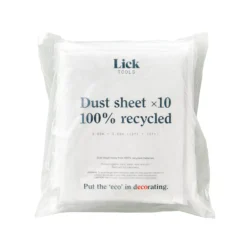 Lick Large 100% Recycled Plastic Dust Sheet, Pack Of 10