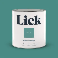 Lick Teal 06 Matt Emulsion Paint, 2.5L -Rust-Oleum Shop lick teal 06 matt emulsion paint 2 5l5060932643756 02c bq