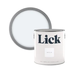 Lick White 09 Matt Emulsion Paint, 2.5L