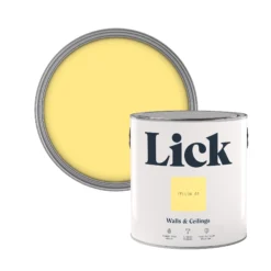 Lick Yellow 06 Matt Emulsion Paint, 2.5L