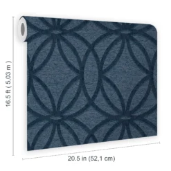 Next Luxe Eclipse Navy Smooth Wallpaper -Rust-Oleum Shop next luxe eclipse navy smooth wallpaper5011583521221 02t bq