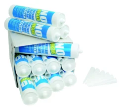 No Nonsense Silicone Clear Silicone-based Bathroom & Kitchen Sanitary Sealant, 310ml, Pack Of 12 -Rust-Oleum Shop no nonsense silicone clear silicone based bathroom kitchen sanitary sealant 310ml pack of 1201052718 21c