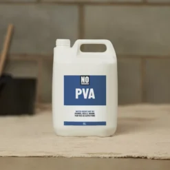 No Nonsense White PVA Adhesive 5L -Rust-Oleum Shop no nonsense white pva adhesive 5l5059340110547 03i