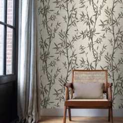 Rasch Grey Bamboo Monochrome Effect Embossed Wallpaper -Rust-Oleum Shop rasch grey bamboo monochrome effect embossed wallpaper4000441950021 02i bq