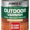 Ronseal Clear Gloss Wood Varnish, 0.75L -Rust-Oleum Shop ronseal clear gloss wood varnish 0 75l5010214809141 08c bq