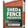 Ronseal Dark Brown Fence & Shed Preserver, 5L -Rust-Oleum Shop ronseal dark brown fence shed preserver 5l5010214876501 08c bq